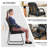 Kojiro PU Leather Conference Reception Chair Set in Bulk with Padded Armrests, Waiting Room Chairs