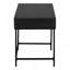 Bureau d'ordinateur, bureau personnel, ordinateur portable, tiroirs de rangement, travail, métal noir, contemporain, moderne-1197245799-1197245792