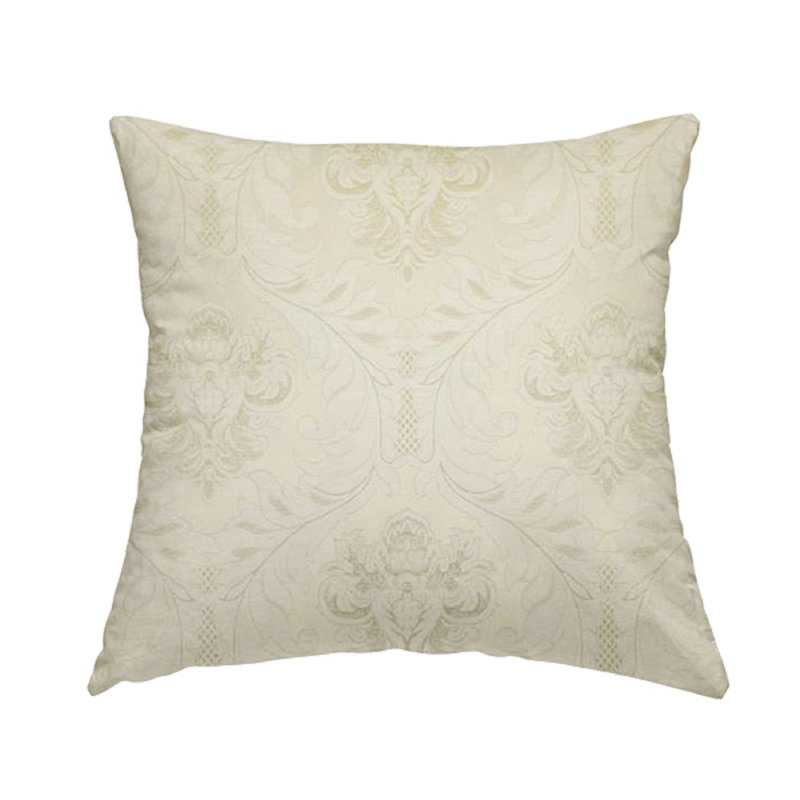 Dicus Damask Rectangular Throw Cushion, Gold
