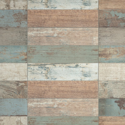 Kings 18" x 18" Ceramic Wood Look Wall & Floor Tile