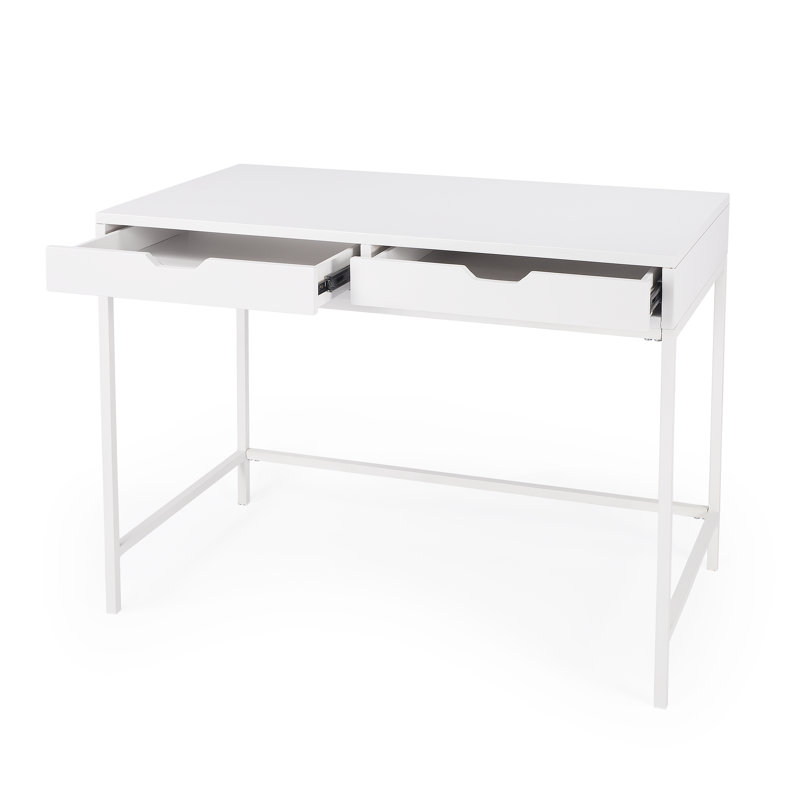 Belka Desk with Drawers, White