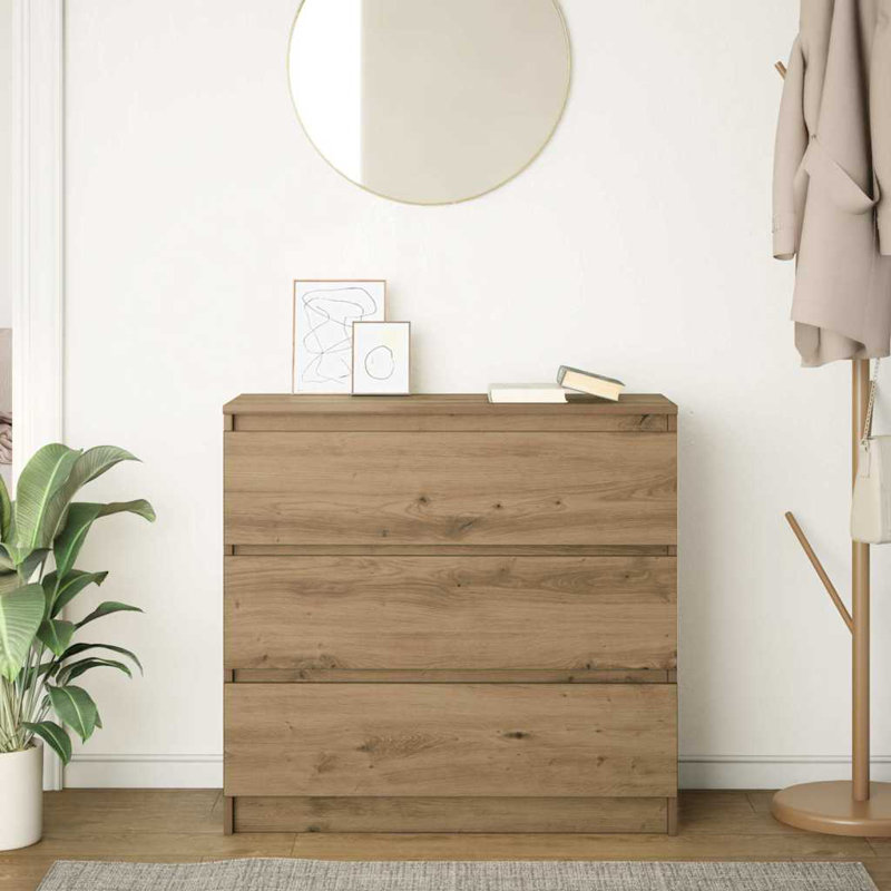 Sideboard 80X35x76 Cm Engineered Wood, Artisan Oak