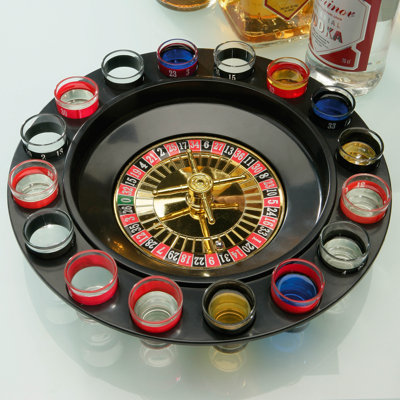 Lucky 16 Piece Glass Shot Glass Set