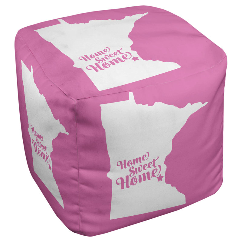 Repose-pieds cube the home saint paul, Rose