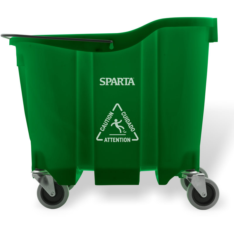 Seau pour vadrouille en plastique Omnifit, 35 pintes, vert