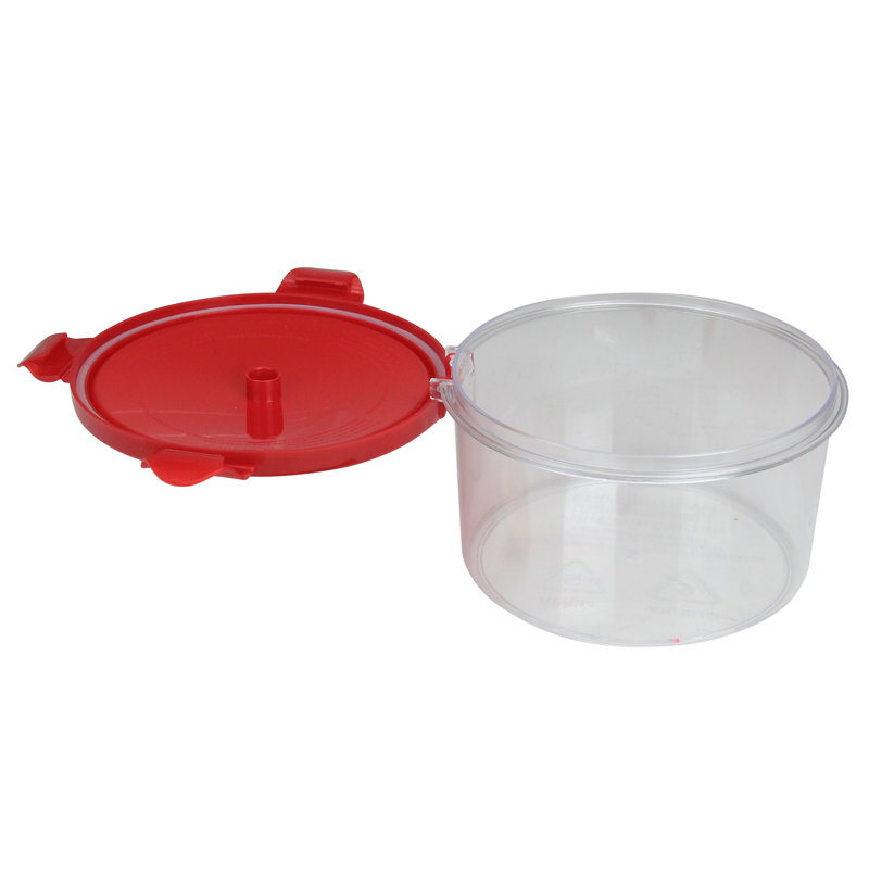6" Resealable Sugar Storage Container with Attached Lid