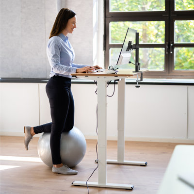 Single Monitor Desk Mount Arm for 13 - 34 Inch Screen up to 17.6 lbs, Computer Monitor Arm Full Motion