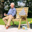 Waseca Solid Wood Outdoor Bench