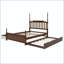 Grand lit plateforme avec lit gigogne simple TG et tiroirs de rangement-133631712