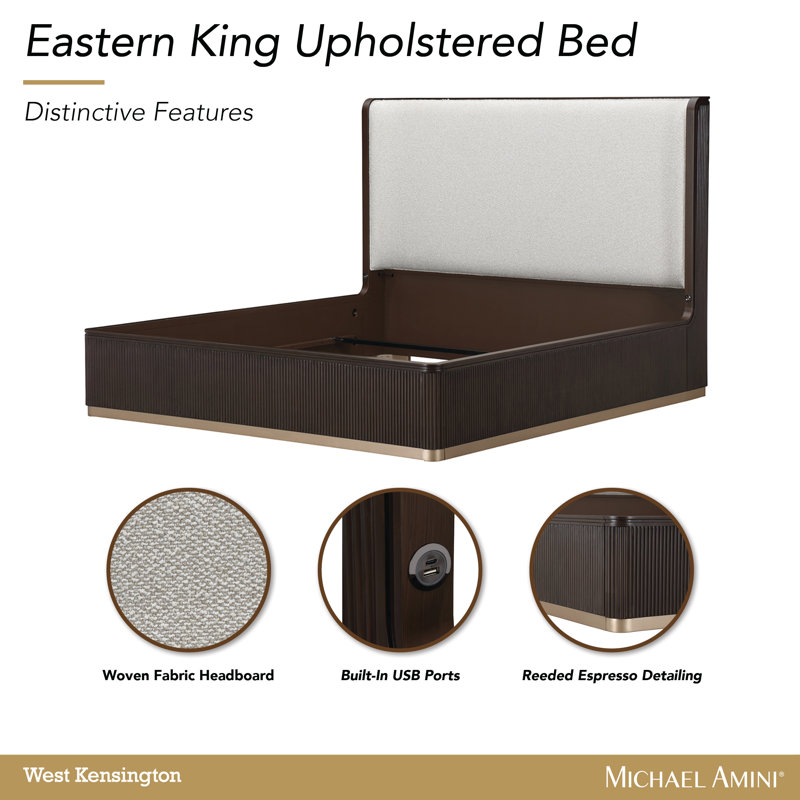 West Kensington Eastern Bed, Brown, King