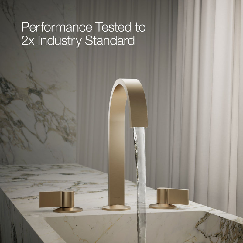 Components™ Bathroom Sink Spout with Ribbon Design, Bronze