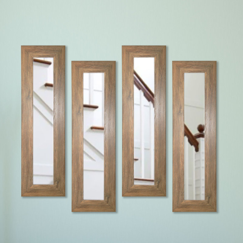 Ensemble de miroirs 4 pièces Pierpont, H 29,5 po x l 15,5 po
