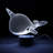 Carrera Narwhal Colour Changing 3D Lamp