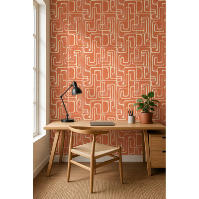 Décoration murale amovible rétro Mid-Century
