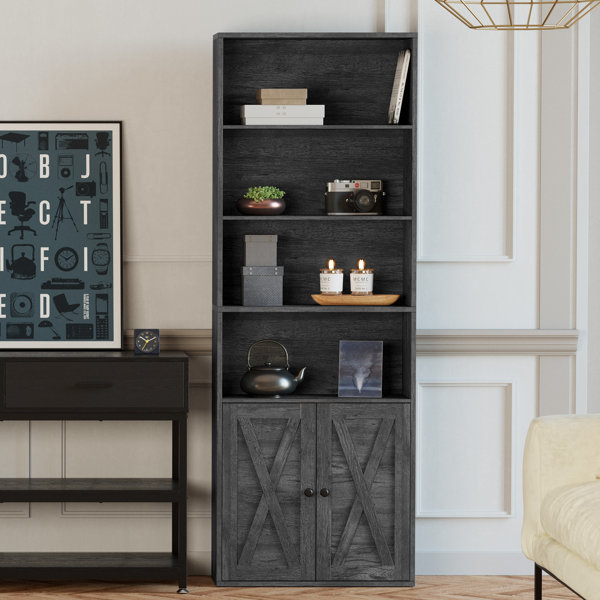 Millwood Pines Manito Storage Bookcase & Reviews | Wayfair