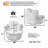 360 Degreed Swivel Accent Chair Modern Soft Plush Corduroy Round Barrel Chair For Living Room Bedroom With Pillows-1041797274