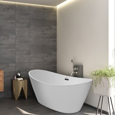 Empava 67'' x 30'' Freestanding Soaking Bathtub | Wayfair