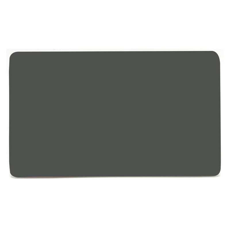 Trendi Switch Double Blanking Plate, Charcoal