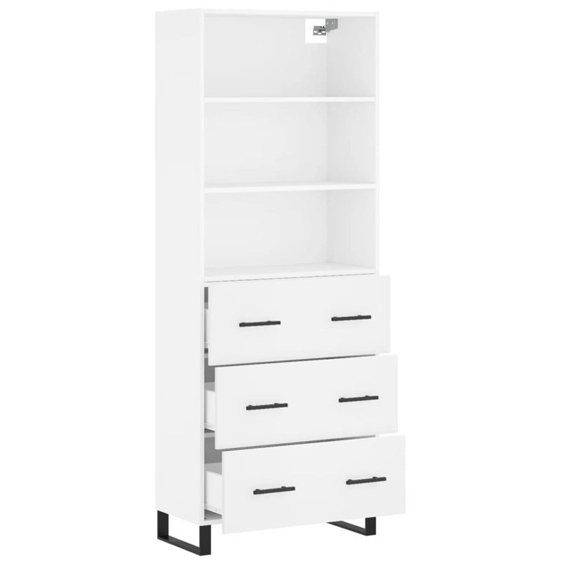 Catie 69.5cm Wide Highboard, White
