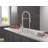Renaldi Pro Style Commercial Kitchen Faucet, Pull Down Sprayer Kitchen Sink Faucet Polished Nickel-118828330
