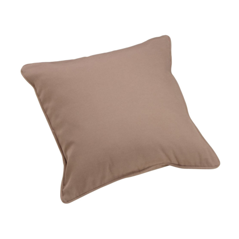  Housse et insert d'oreiller carré, Caramel