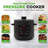 6 QT Electric Pressure Cooker - 9 Function Digital Countertop with Preset Cooking Modes, Adjustable Time & Temp Settings  (Black)