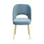 Chaise en velours Rizo Cognac-4605376