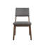 Chaise d'appoint en velours côtelé gris Seda-1507367438