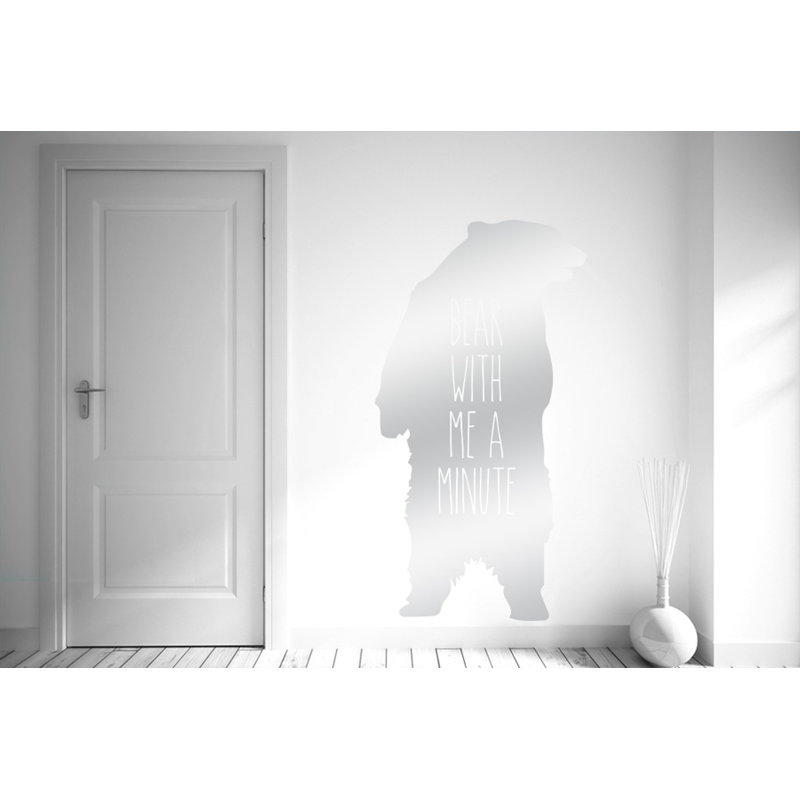 Animals Wall Decal, Shiny Silver