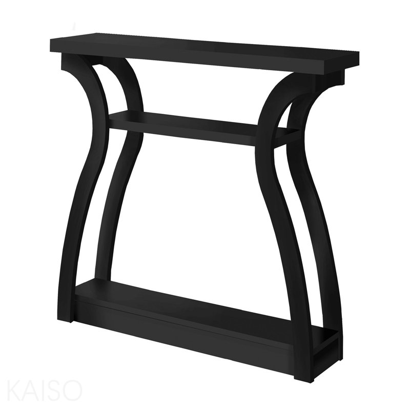 Accent Console Table, Laminate for Living Room - Black