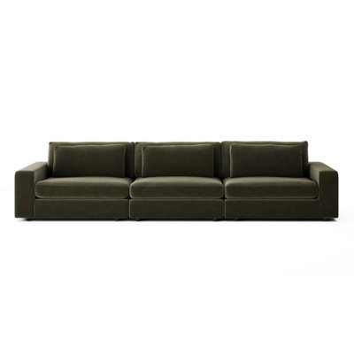 Bloor 3PC Sectional-132"-Savoy Parchment