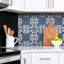 Caryn 50cm x 100cm PVC Field Tile in Navy