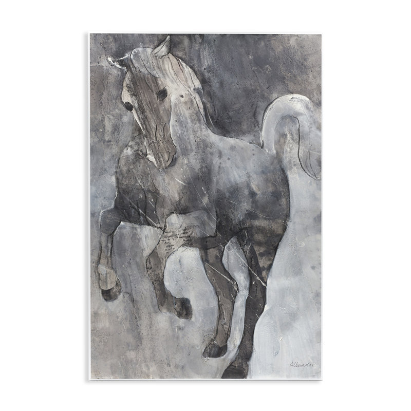 «Wind Dancer Stallion» par Albena Hristova, H 19 po x l 13 po