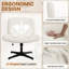 Armless Wide Desk Chair with Cross-shaped Base-446628281