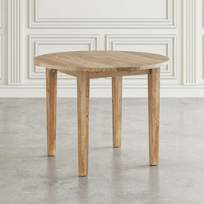 Marylynn Round Solid Wood Dining Table