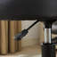 Tabouret réglable, chaise à pattes croisées, chaise plus, support lombaire de bureau, coussin de siège de taille plus grande, conception, postures changeantes, chaise d'ambiance confortable: avec roues en polyuréthane noir, mise à niveau
