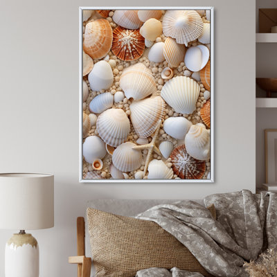 " Beige Clam Nautical Treasures II "
