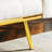 73.13 " Velvet Convertible Sofa