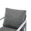 Chaise longue à structure en aluminium avec rembourrage résistant aux intempéries confortable pour la lecture et la détente-1856754040