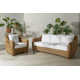 Melbourne Wicker 2 Piece Patio Conversation Set
