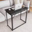 31,5 po Bureau pliant pour petits espaces, aucun assemblage requis, noir