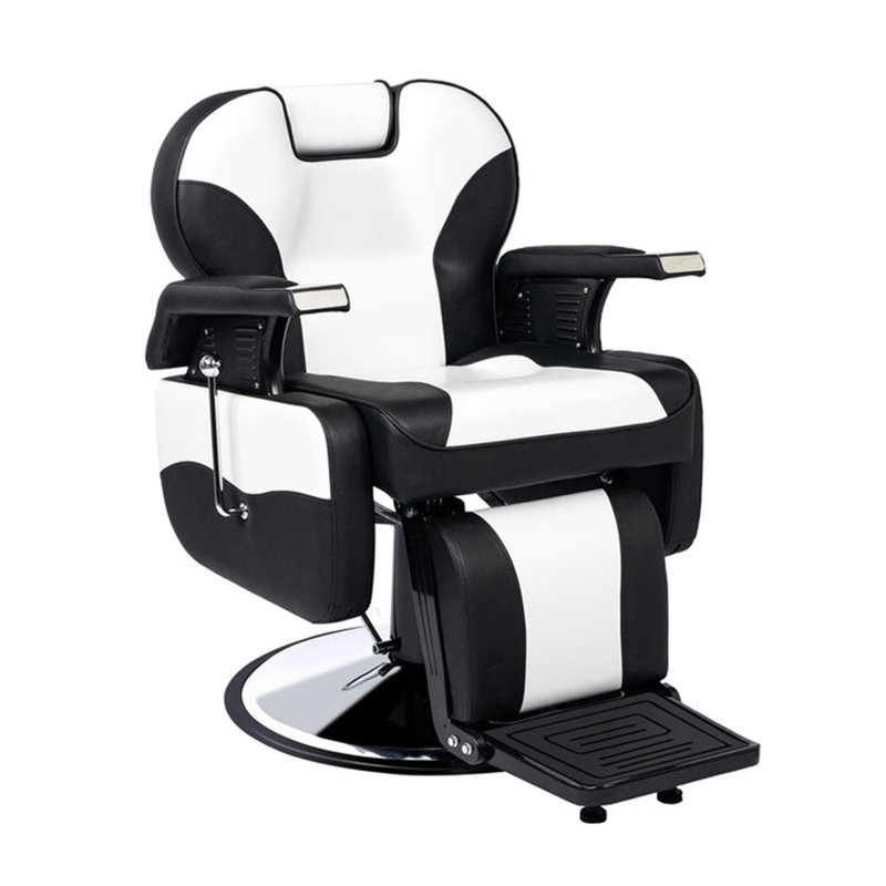Fauteuil de coiffeur inclinable hydraulique de style classique