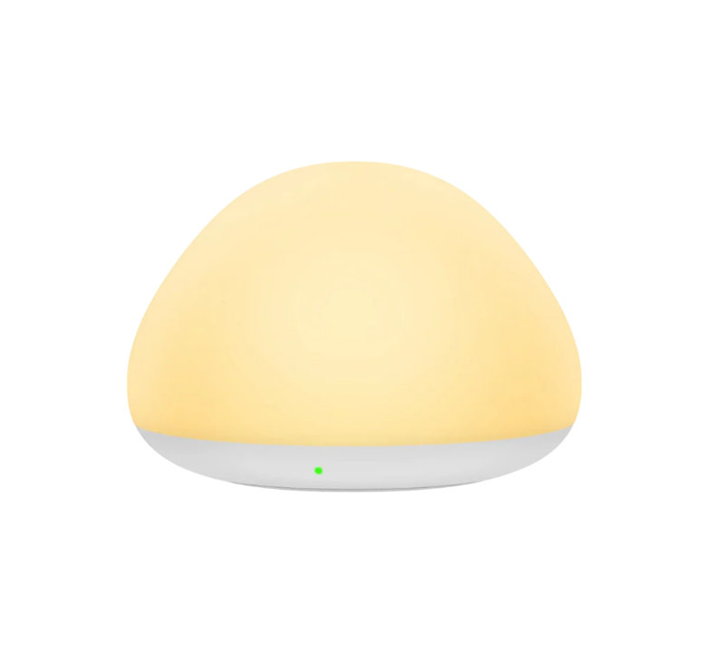 Veilleuse en silicone pour bébé VAVA Essential: lampe d'alimentation portable de qualité alimentaire, sans danger pour les lits de bébé et les couches-culottes ambrées 1800K, conception résistante aux dents sans BPA avec pile de 10 heures