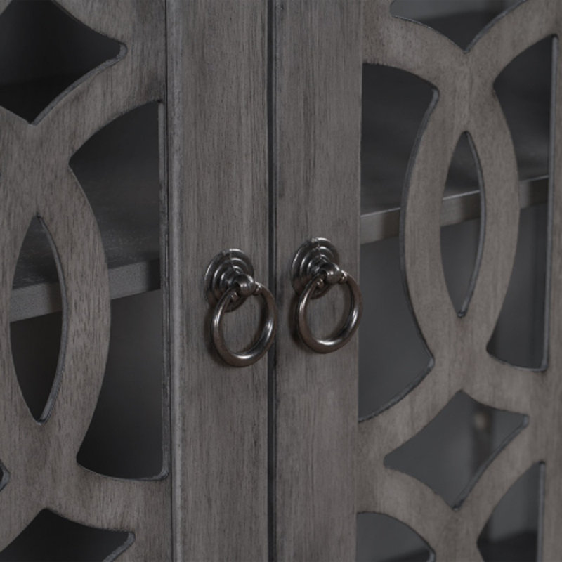 Armoire d'appoint 2 portes, Gris brun