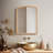 Lucena Wood Arched Rectangle Wall Mirror-1193100353-1193100355