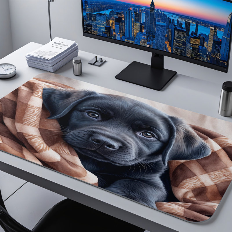 Polyester Desk Pad, 23.6x13.8