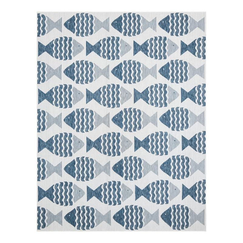 Tapis intérieur / extérieur d'extérieur Coastal, Rectangle 9 pi x 12 pi