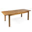 Table en bois avec fonction extensible pour le patio