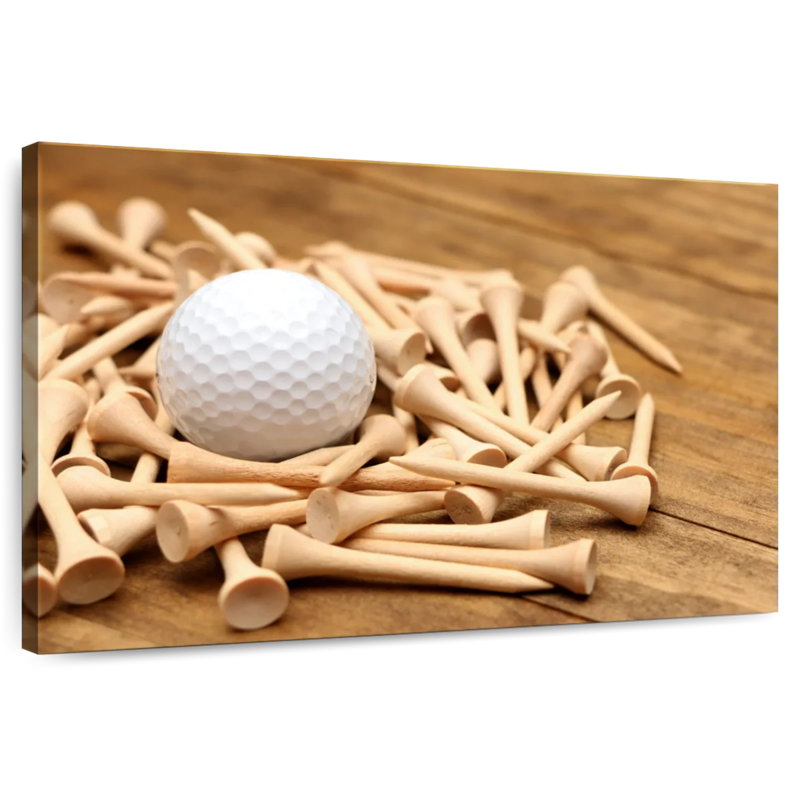 Senne Golf Ball And Tees, 8" H x 12" W