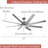 Kenja 72'' Ceiling Fan with LED Lights-466423969